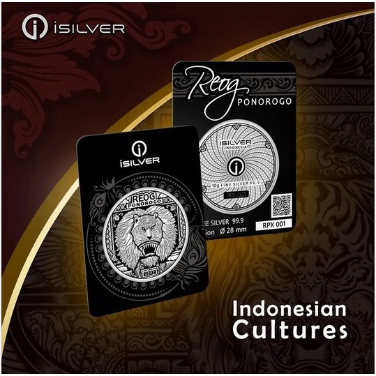 Perak Murni Isilver Motif Reog Ponorogo 10 gr