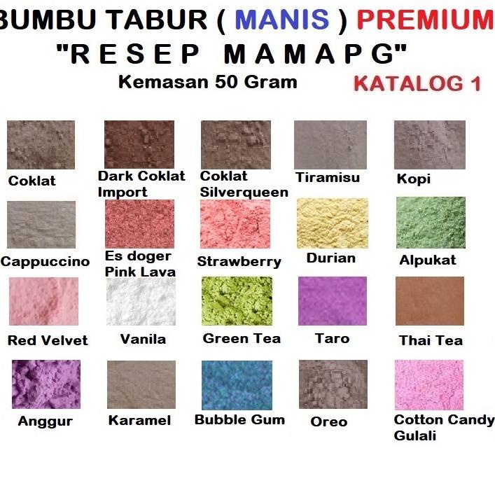 

✄✄ Bumbu Tabur Manis Premium MINIMAL 5 Keripik Pisang Singkong Coklat Alpukat Matcha Tiramisu Red Velvet