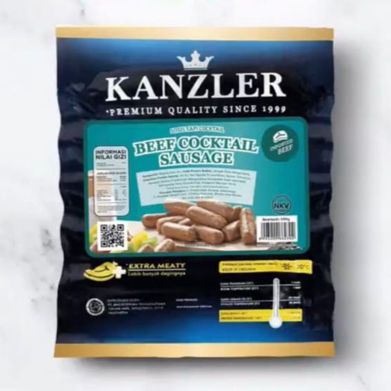 

Kanzler Sosis Beef Coctail 250gr /Sosis Sapi