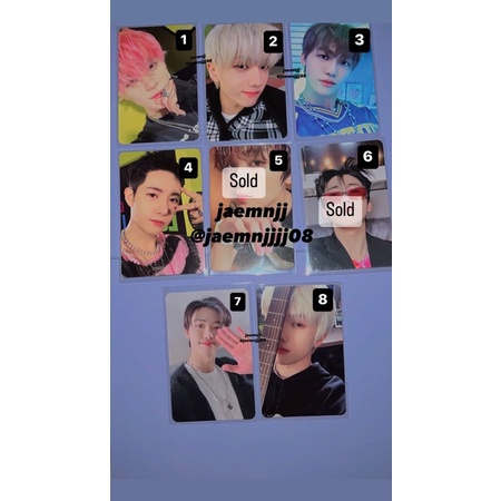 

PHOTOCARD JENO, JISUNG, JAEMIN, RENJUN OFFICIAL