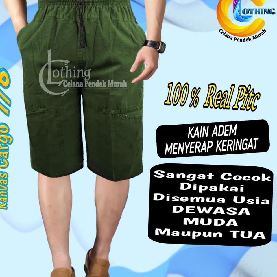 Special Price Celana Cargo Pendek Short Pants Pria Dewasa Santai Kargo Cowok Casual Harian Laki Laki