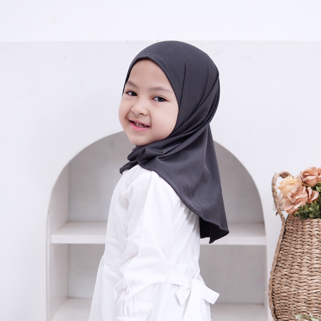 Pashmina Instan Anak/Zahra Kerudung Anak Jersey Premium Termurah