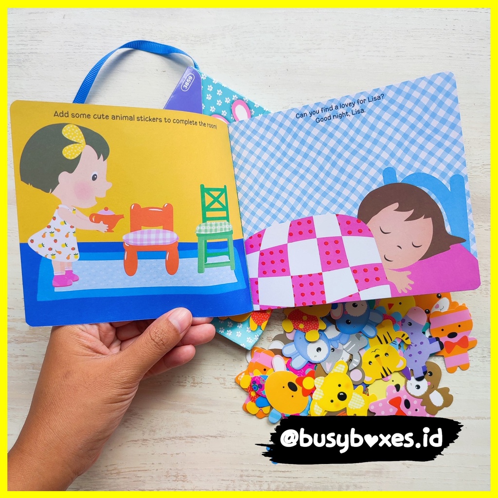 Busyboxes.id Mainan anak edukasi anak menempel tempel sticker reusable activity 1 2 3 tahun laki laki perempuan mainan edukasi - seri toys