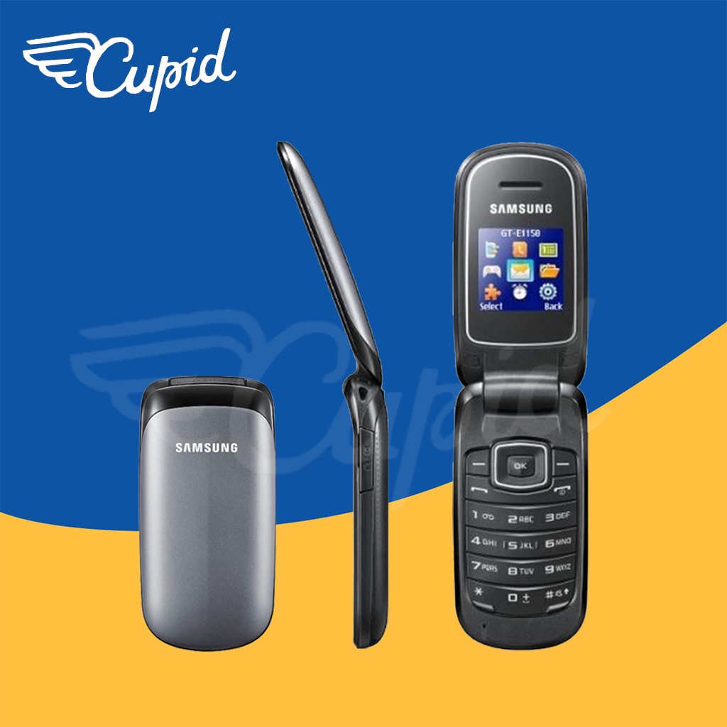 SAMSUNG LIPAT CARAMEL E1150 DUAL SIM GSM BAHASA INDONESIA