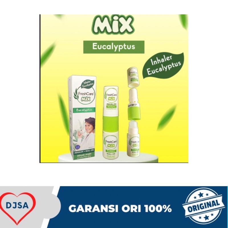 Jual FRESH CARE MIX Eucalyptus Inhaler Roll On Minyak Angin | Shopee ...