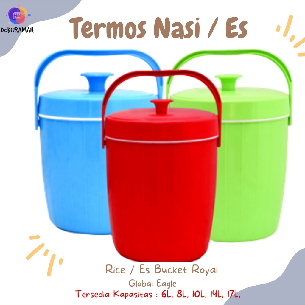 TERMOS NASI / TERMOS ES / RICE ES BUCKET / TERMOS ES BATU / TEMPAT ES BATU / TERMOS NASI ES BESAR RO