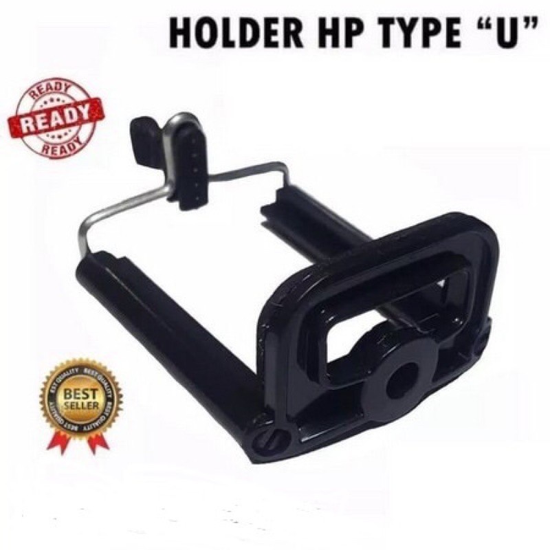 Holder HP Tipe U Medium Size Universal untuk Handphone Tripod