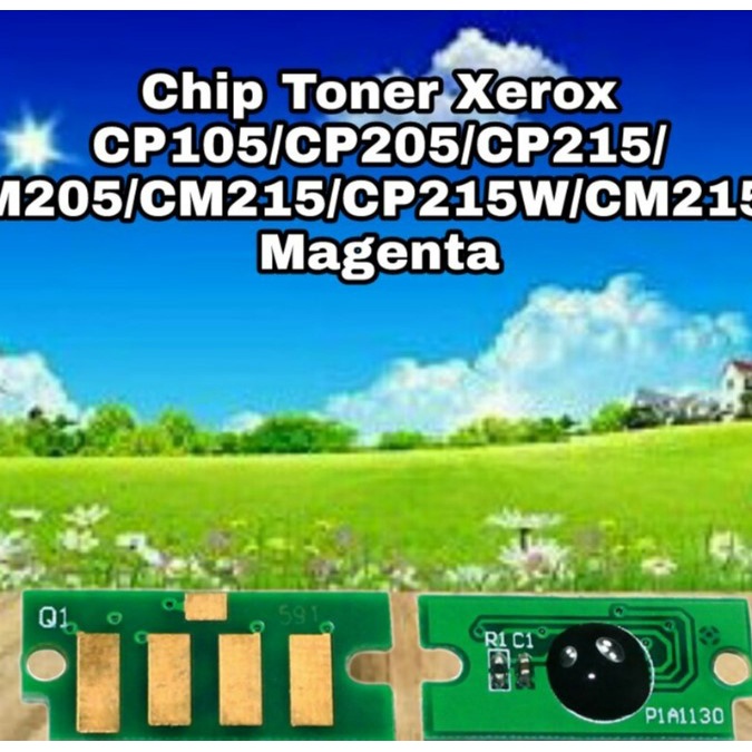 Chip Toner Xerox CP105 CP205 CP215 CM205 CM215 CP105b CM205b CM215fw CP-105 205 215 Magenta