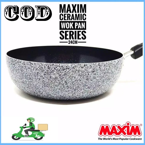 Wajan / Teflon cramic Maxim Neostone Deep Wok 24 cm ORI PROMO