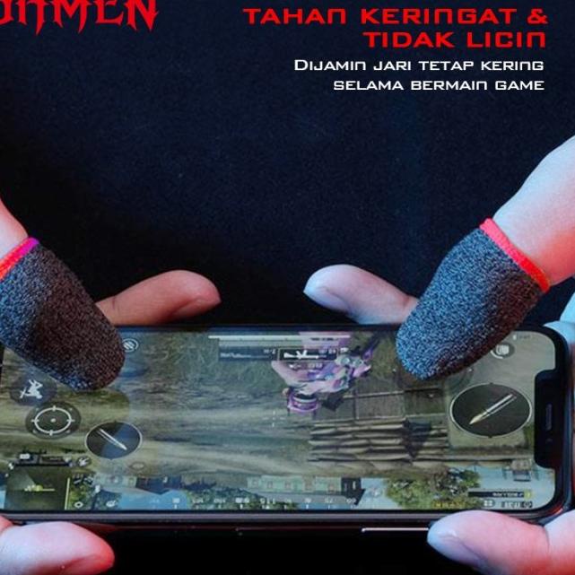 ✧ Sarung Tangan Game Jempol Finger Sleeve Gaming PUBG ML By Gamen Original 100% ➽