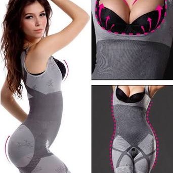 [COD] Genie Bamboo Suit Korset Body Shaper Pelangsing Tubuh Wanita