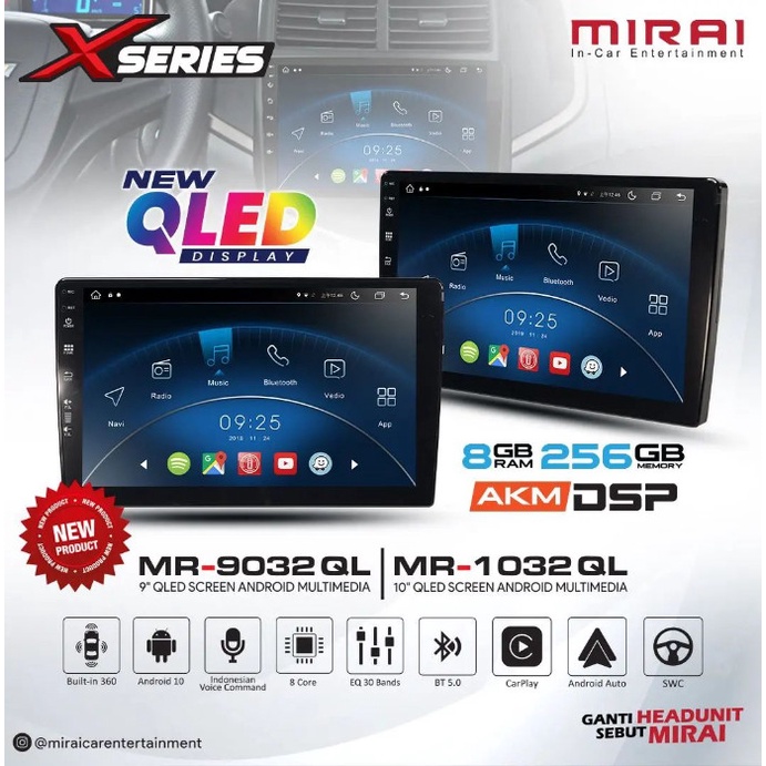 Jual Head Unit Mirai X Series Mr Ql Shopee Indonesia