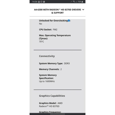 PROCESSOR AMD A4 6300 3.7GHZ SOCKET FM2