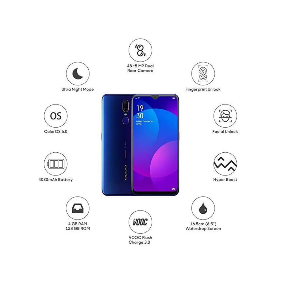 OPPO F11 FULL SET TERBARU 6/128 GB BERGARANSI