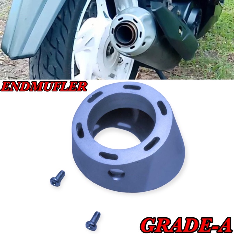 PROMO End mufler corong knalpot standar vario 110 karbu vario 125 old vario 150 pcx knalpot tjusukigi knalpot cms ENDMUFLER CNC
