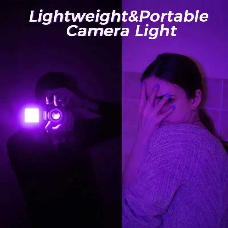 ( 100% BARANG ORI ) inLight Lampu Kamera Mini RGB LED Portable Photo Video Light 2000 mAh - WL-R1