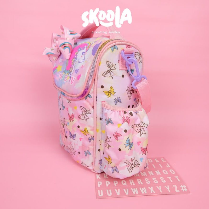 Skoola Tas Bekal Lunch Bag Box Tempat Makan Anak Perempuan Unicorn Mermaid - Dosira