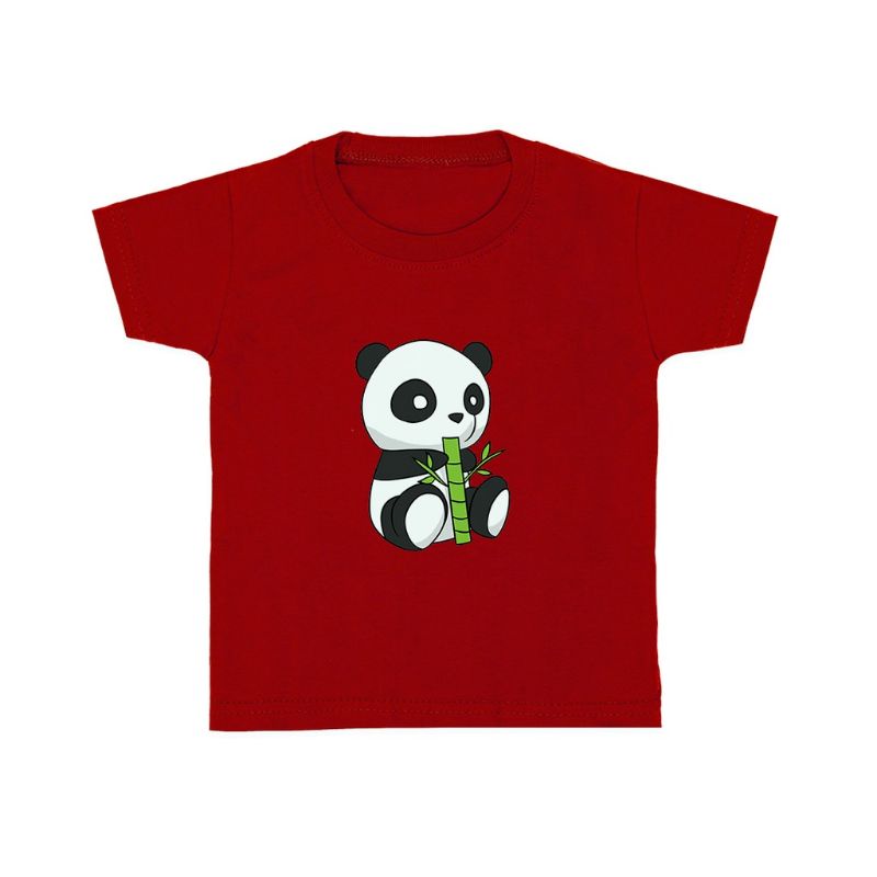 Baju kaos anak 1-12tahun panda katun cowok cewek