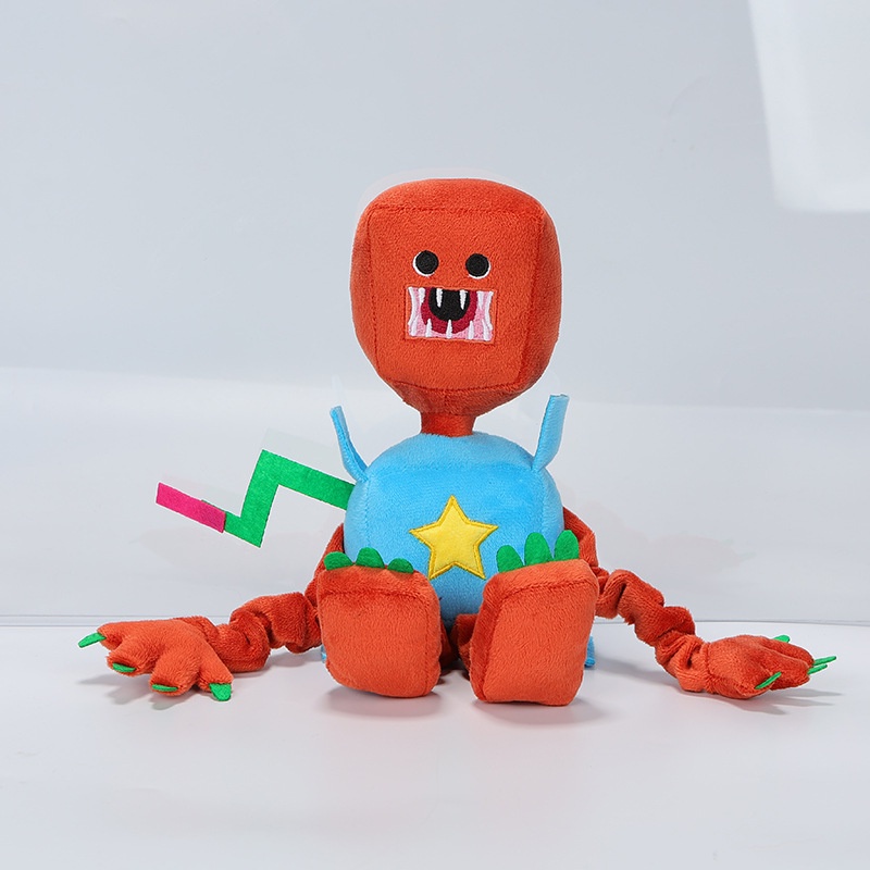 Mainan Boxy Boo Baru Kartun Permainan Peripheral Boneka Robot Merah Isi Boneka Mewah Hadiah Liburan Koleksi Boneka