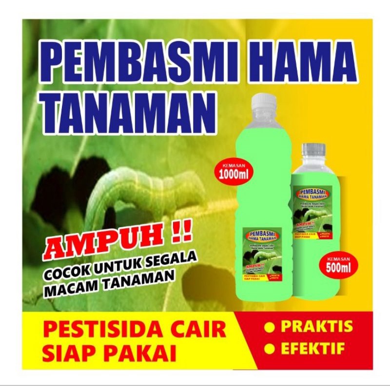 Cairan Pembasmi Segala Hama pada semua tanaman kemasan botol PET 1 liter