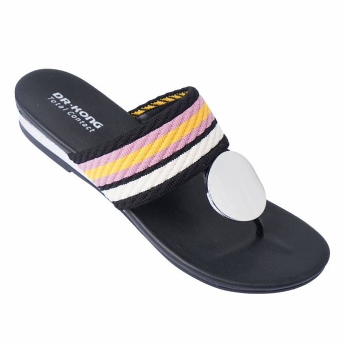 Sandal Kesehatan Model Wanita Dr Kong 300-1086 Black - W .Letha