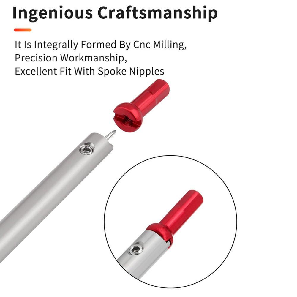 Lanfy Bike Nipple Spoke Aksesoris Sepeda Sambungan Aksesoris Sepeda Jalan Instalasi Kunci Pas Sepeda Repair Tool Insertion Tool