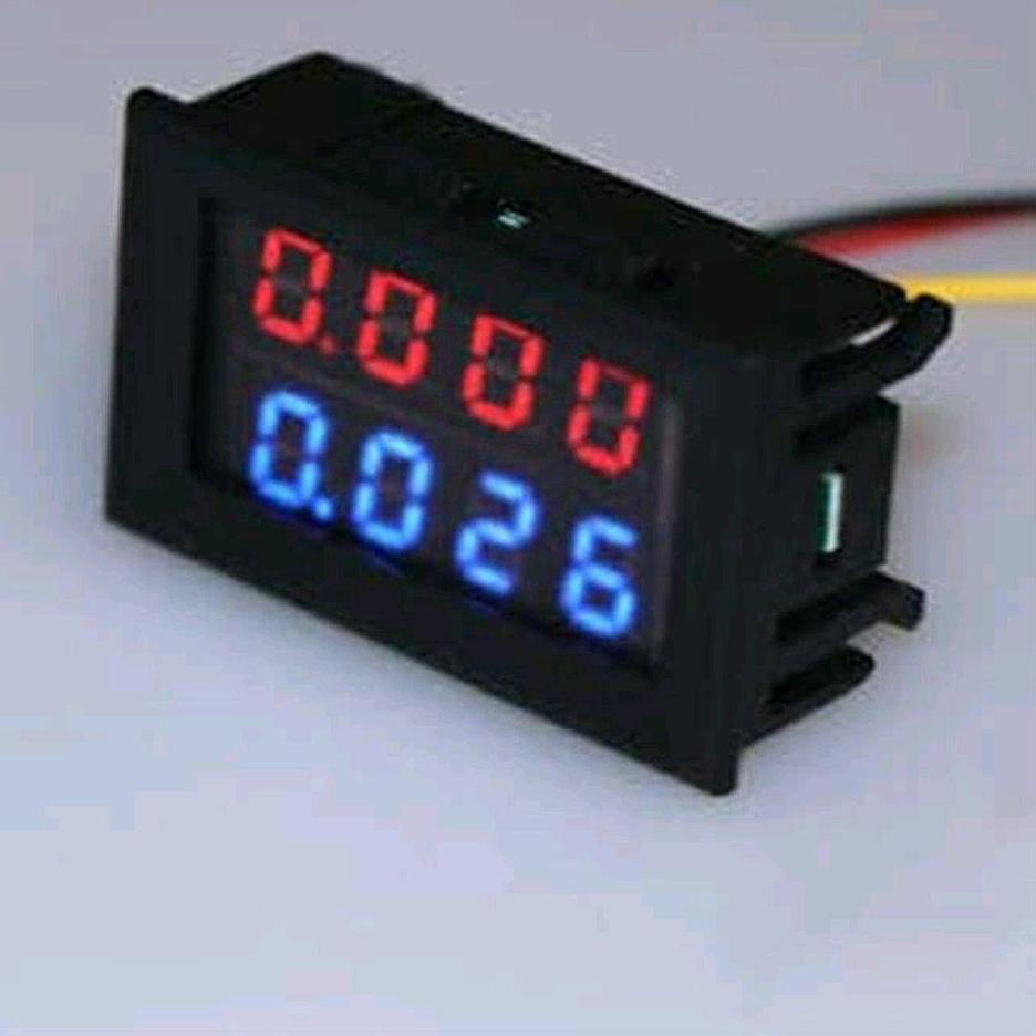 Paket Pilihan DC VOLT AMPERE METER 4 digit