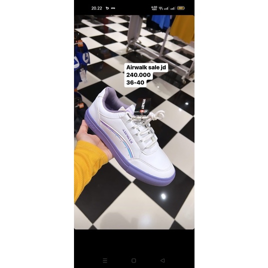 airwalk sale women putih ungu