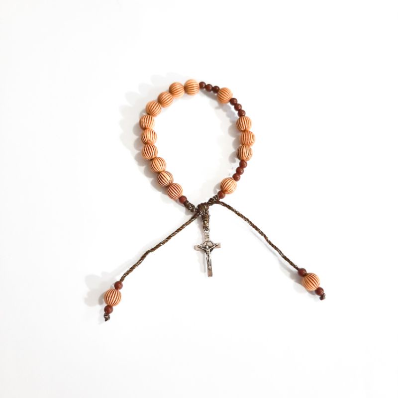 GELANG ROSARIO - Gelang Rosario Tali Motif 8mm