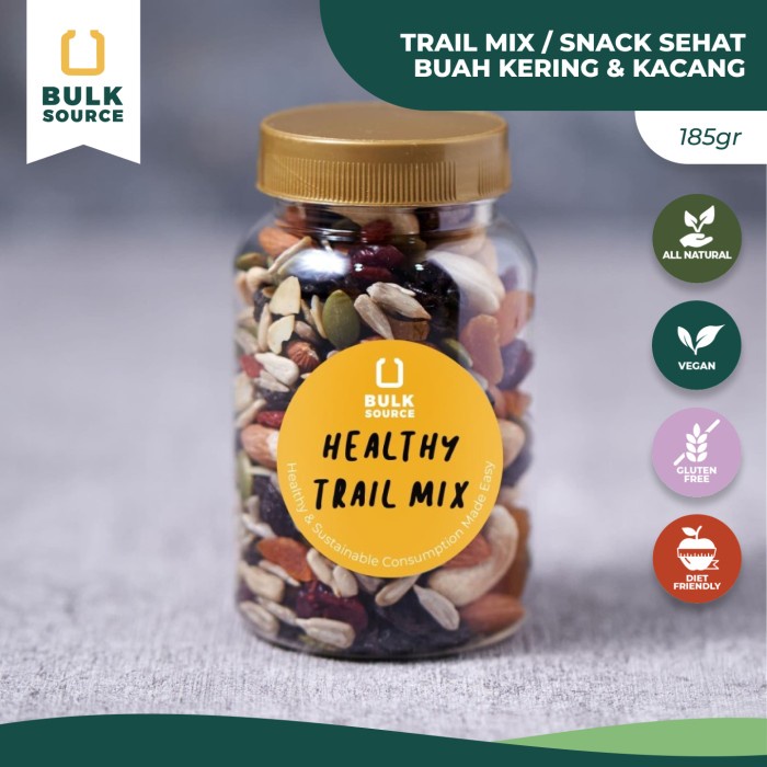

⭐BISA COD⭐ Trail Mix / Snack Sehat Buah Kering & Kacang 185 gr
