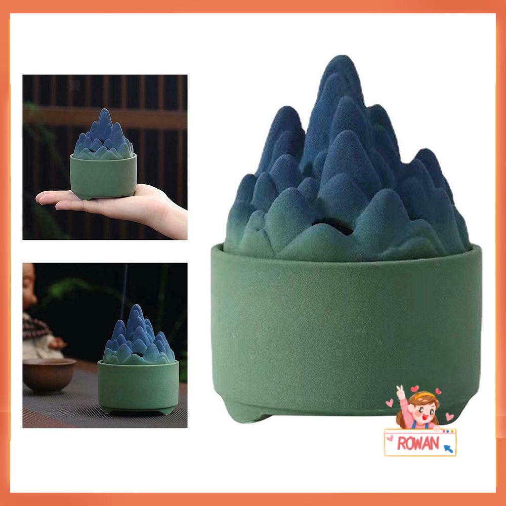 R-flower Incense Burner Keramik Meditasi Unik Tungku Aromaterapi