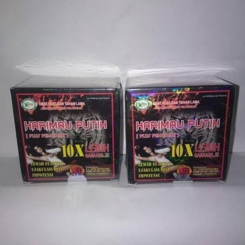 Jamu Harimau Putih 1 bks 2kapsul