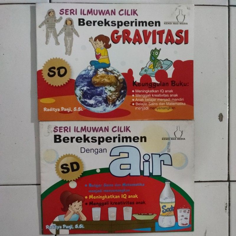 Buku seri ilmuwan cilik bereksperimen.   vsp1