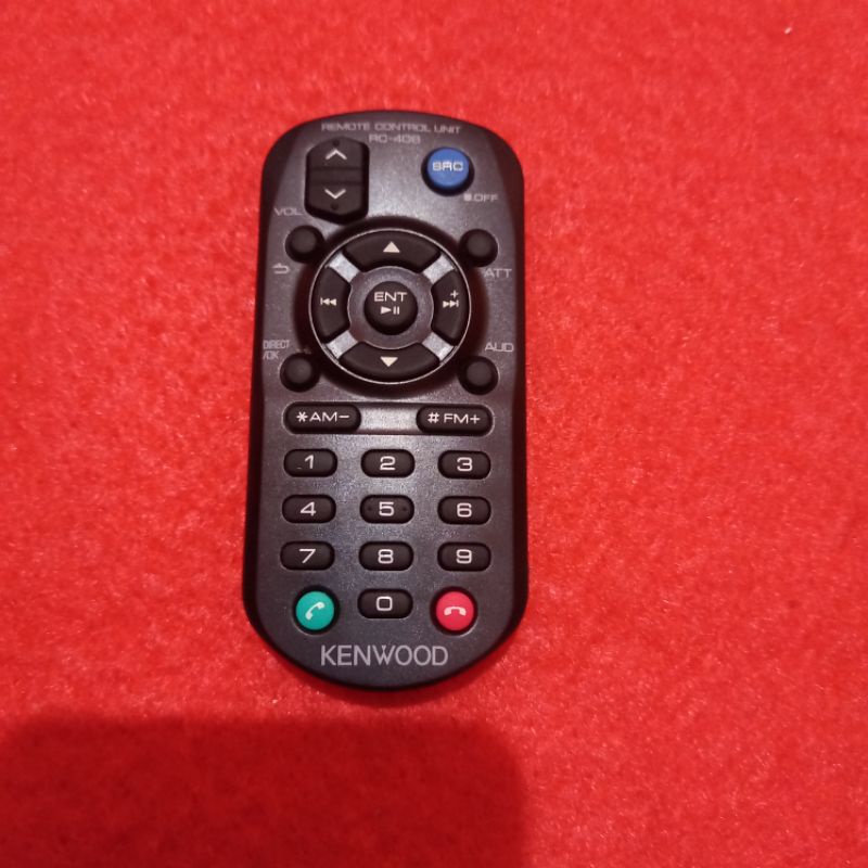 Remote Tape Mobil Head Unit KENWOOD Original Asli . RC - 406 .