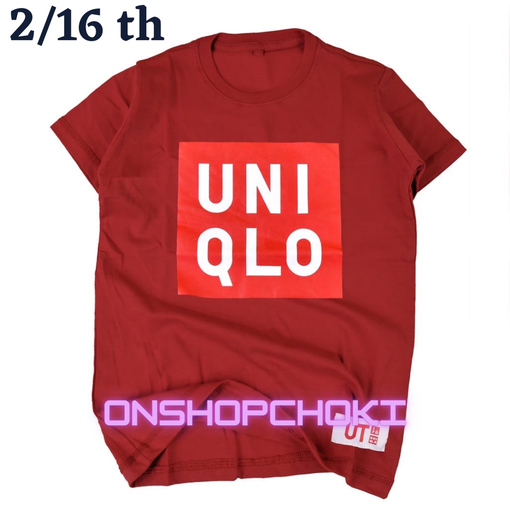 KAOS ANAK UNISEX/ GAMBAR UNIQO USIA 2-16th KAOS ANAK HARGA MURAH/ KAOS ANAK OBLONG