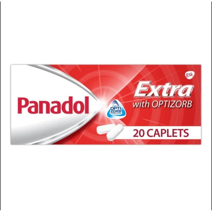 PANADOL EXTRA WITH OPTIZORB / Analgesic / Sakit gigi / kepala