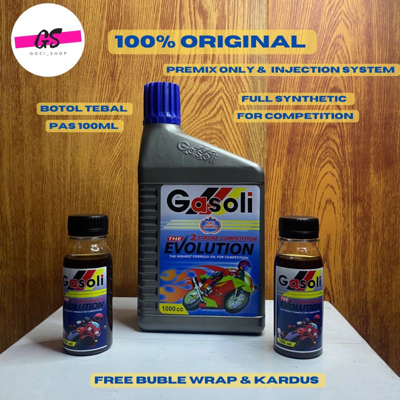 Oli samping Gasoli evolution 2tak / Oli samping motor 2T