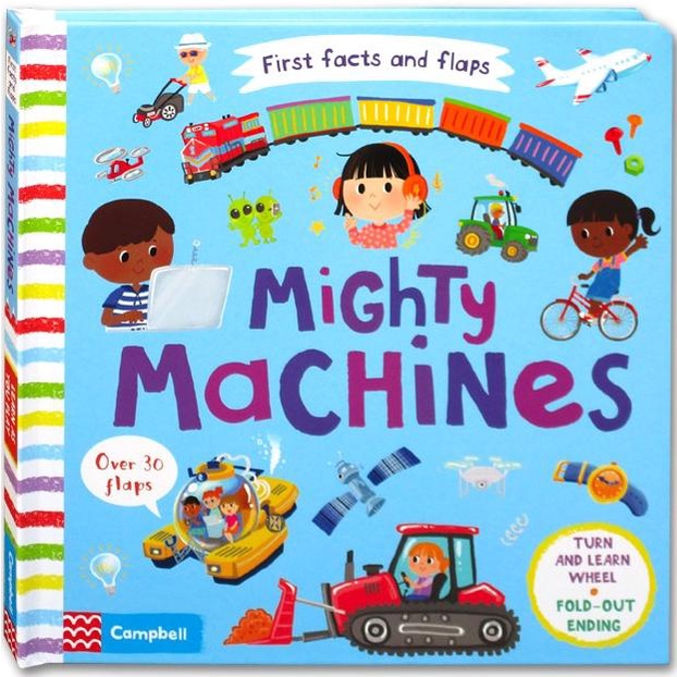 

First Facts and Flaps Book - Mighty Machines (Over 30 Flaps)