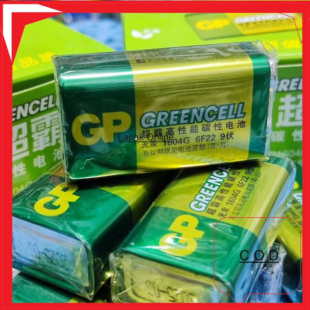 Battery baterai Batre Gitar Akustik Kotak 9V GF22 Asli Awet