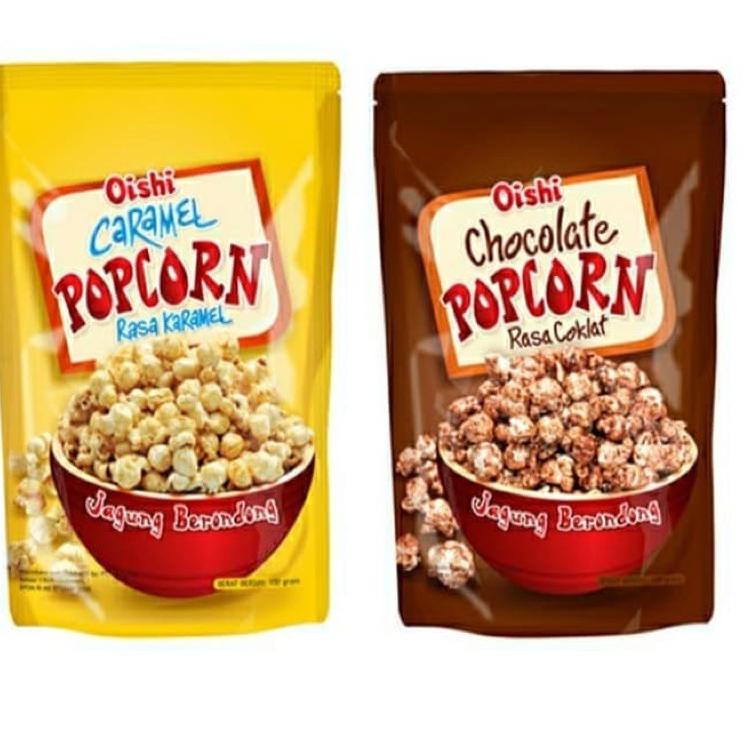 

COD✔️ [PROMO] Oishi Popcorn Karamel / Coklat 100gr Termurah