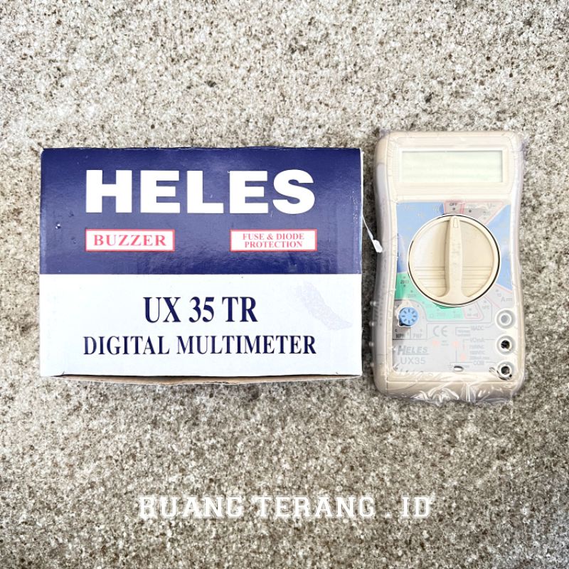 multitester  digital heles ux 35 tr avometer digital