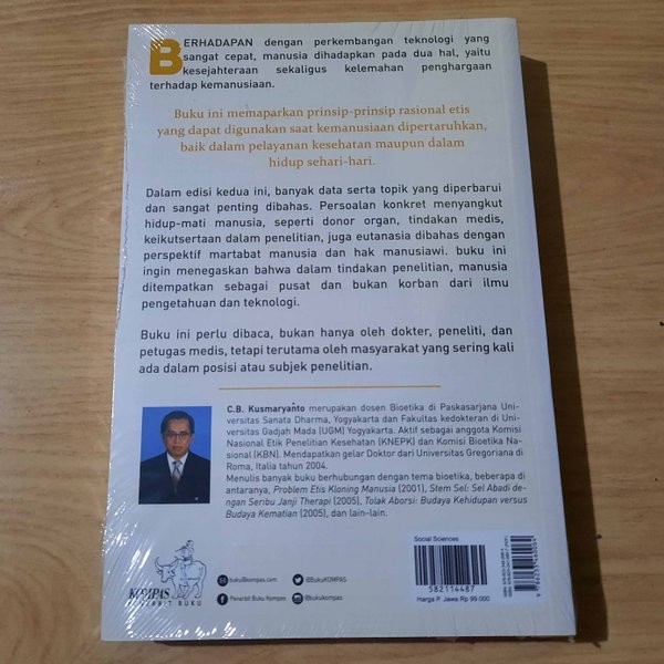 Promo Hobi & Koleksi Buku Buku Bioetika Edisi Kedua C.B. Kusmaryanto Terbaru