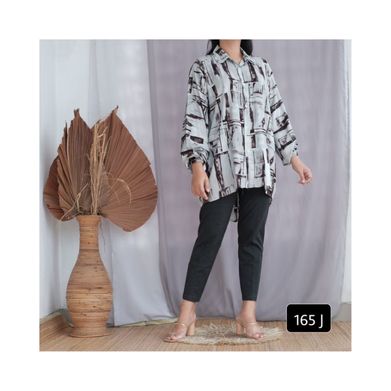 kemeja rayon oversize