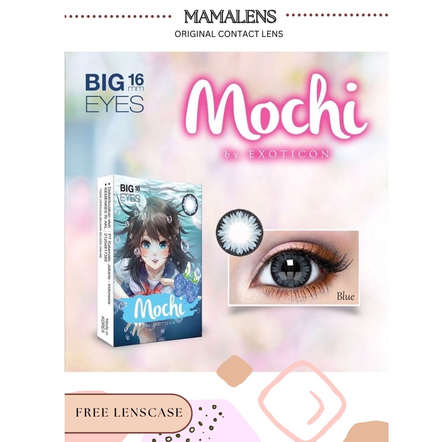 SOFTLENS X2 MOCHI MINUS -3.25 s/d -6.00 | FREE LENSCASE - MAMALENS