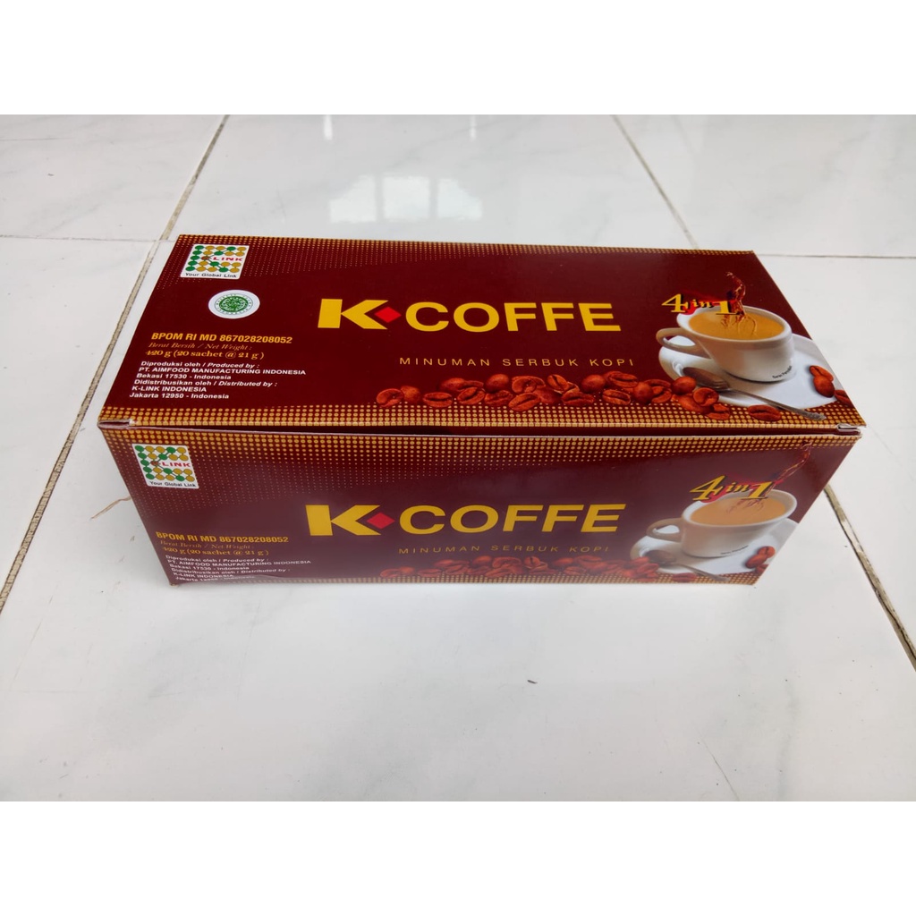 Kopi Ginseng K-Link Untuk Kesehatan dan Tambah Stamina