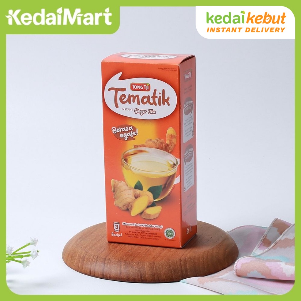 

Tematik Instant Ginger Tea Isi 3 x 21,9 Gram