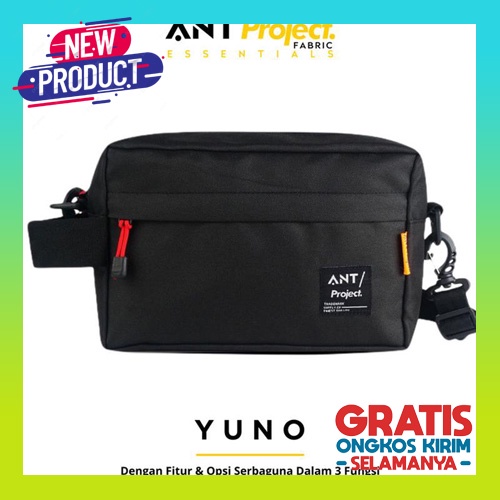 Tas Tangan Pria Kulit Original Import Warna Hitam Waterproof Ori Keren Model Terbaru 2022 Atau Cluct