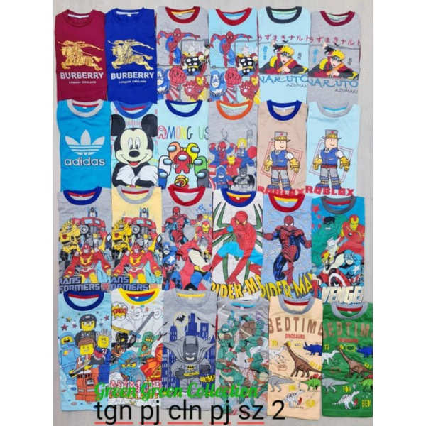 piyama mix motif khusus size 2 ( Random )