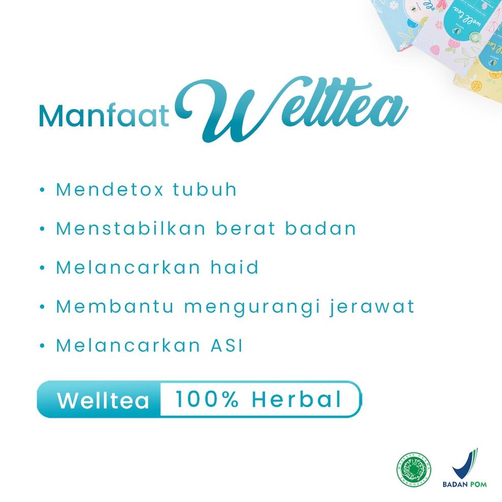 

(K-S6S)(☛) WELLTEA - Teh detox - Teh Herbal - Isi 30 amanah
