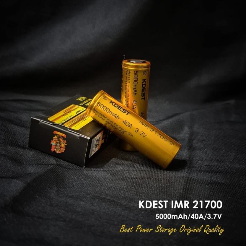 ✔✔ BATERAI 21700 KDEST 5000MAH 40A ORIGINAL 100% / BATTERY 21700 KDEST